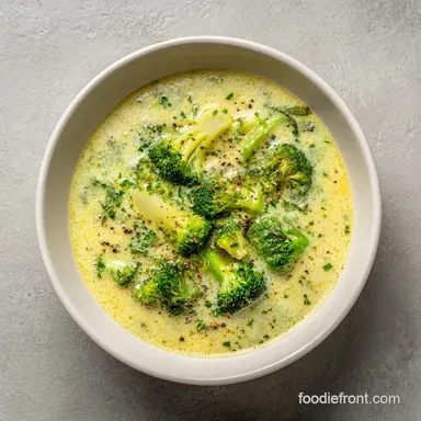 Garlic Italian Broccoli Soup in 30 Minutes Recipe Card