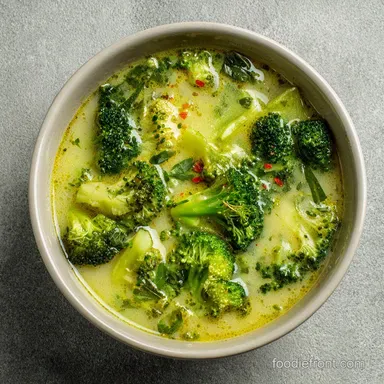 Garlic Italian Broccoli Soup in 30 Minutes