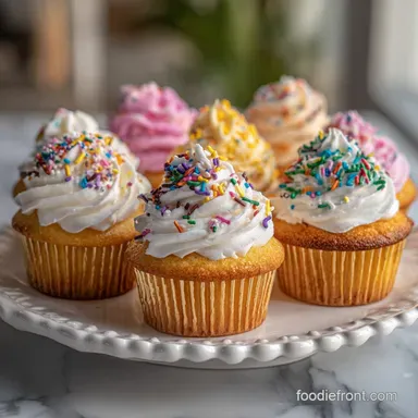 Gender Announcement Cupcakes: Ready in 45 Minutes Recipe Card