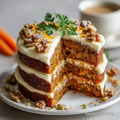 Gluten Free Carrot Cake Recipe: Dairy-Free & Celiac Friendly Recipe Card