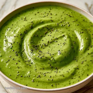 Creamy Green Weight Loss Smoothie Recipe Card