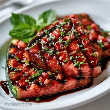 Grilled Watermelon Salad Dinner for 2