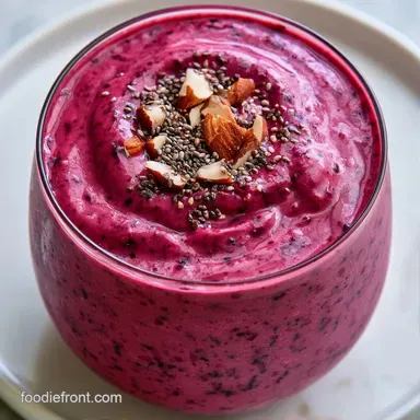 Healthy Breakfast Smoothie in 5 Minutes Recipe Card