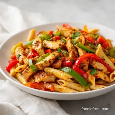 Healthy Cajun Chicken Pasta: Creamy Recipe Card