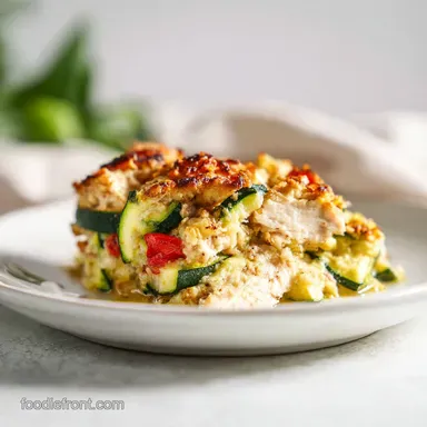 Chicken Zucchini Casserole: 45 Minute Healthy Baked Dinner