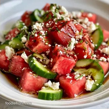 Healthy Watermelon Summer Salad 10 Min