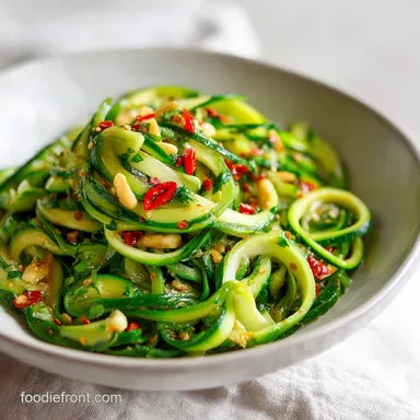 Healthy Zucchini Noodles Recipe 2 for 4
