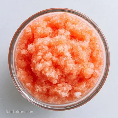 Cantaloupe Granita with Lime Juice Recipe Card