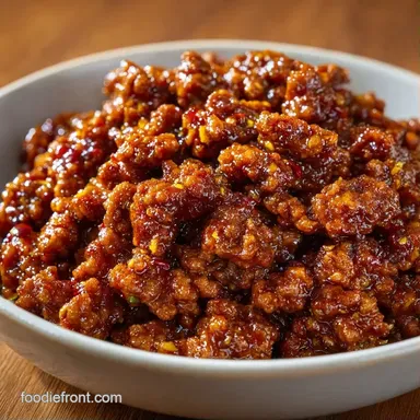 Glazed Beef Bowl in 40 Minutes Recipe Card