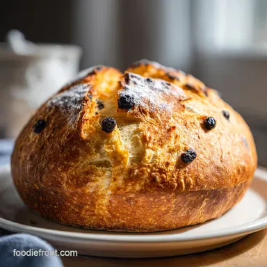 Easy Lemon Blueberry Sourdough Bread: 45 Min Recipe Card