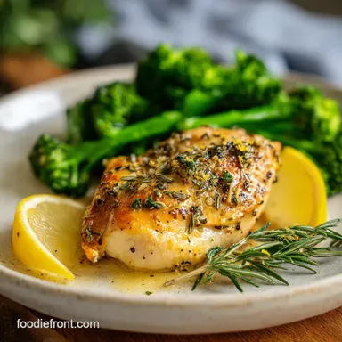 Lemon Pepper Chicken for 4 Servings Recipe Card