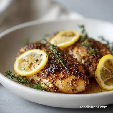 Lemon Pepper Chicken for 4 Servings