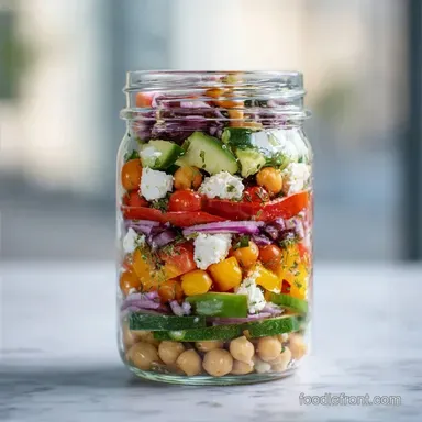 Salad Jar Meal Prep for 4 Servings
