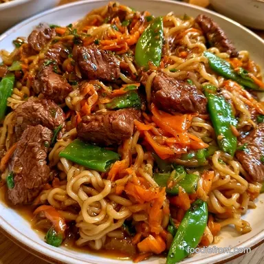 Beef Ramen: One-Pot and Savory Recipe Card