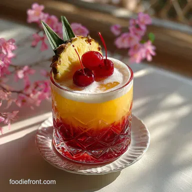 Pineapple Upside Down Cocktail: Refreshing Drinks in 5 Minutes