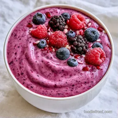 Protein Powder Breakfast Smoothie: 2 Min Recipe Card