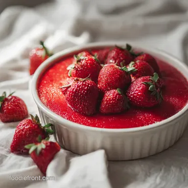 Quick Homemade Strawberry Filling for Cake in 15 Minutes