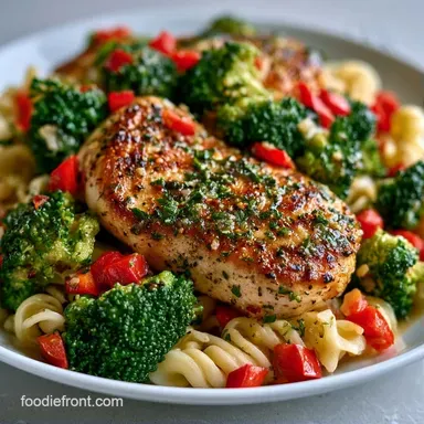 Reheatable Pasta Dinner Prep in 30 Min Recipe Card