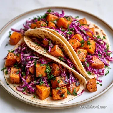 Roasted Sweet Potato Tacos in 40 Minutes