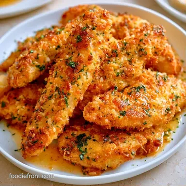 Simple Baked Chicken Tenders in 20 Min Recipe Card