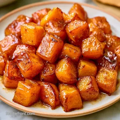 Slow Cooker Butternut Squash with Maple Recipe Card