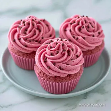 Sweet Watermelon Cupcakes in 38 Minutes Recipe Card