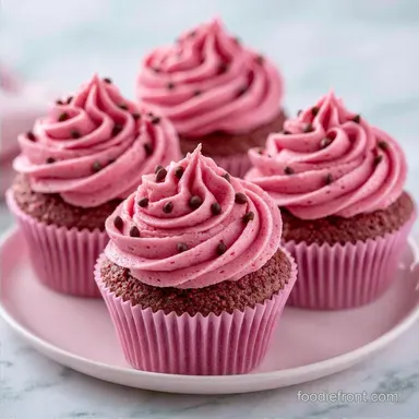 Sweet Watermelon Cupcakes in 38 Minutes