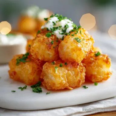 Tater Tot Casserole Recipe: Crispy & Savory Recipe Card