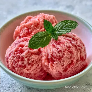 Vegan Watermelon Gelato: Creamy