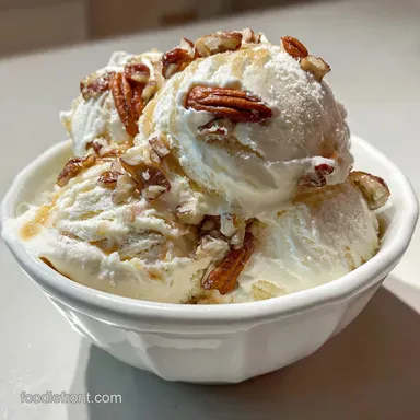 Maple Nut Ice Cream with Custard Base