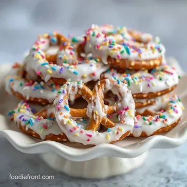 White Chocolate Pretzels: Crispy Baked for Parties