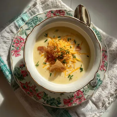 Wisconsin Cheese Soup Ready in 30 Min | Cheddar Cheese Soup Recipe Recipe Card