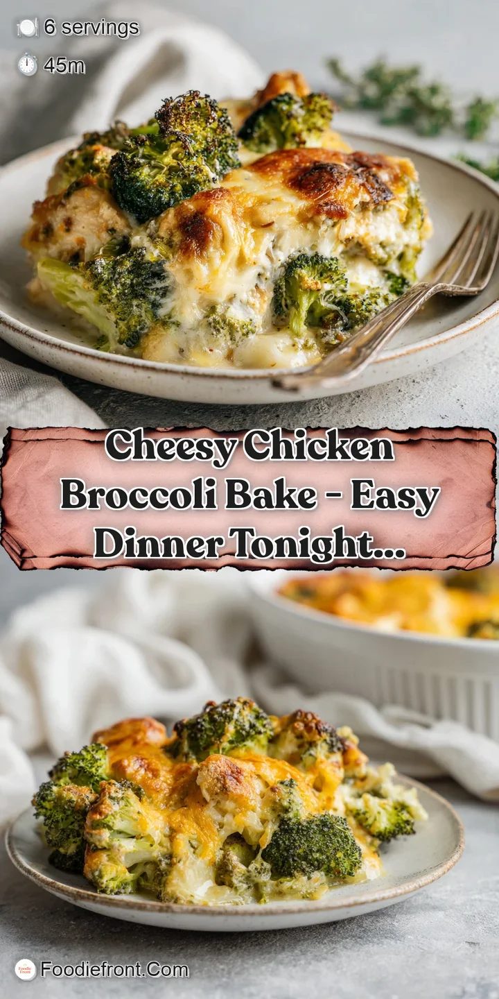 Close-up of tender chicken and vibrant green broccoli florets coated in a rich, golden cheese sauce.
