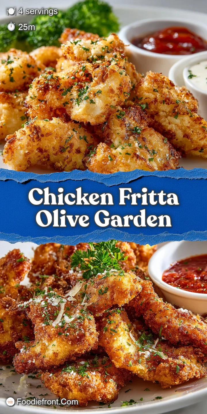 Close-up showcases the craggy, golden-brown crust of a chicken fritta, highlighting its irresistible texture and crispy ed...