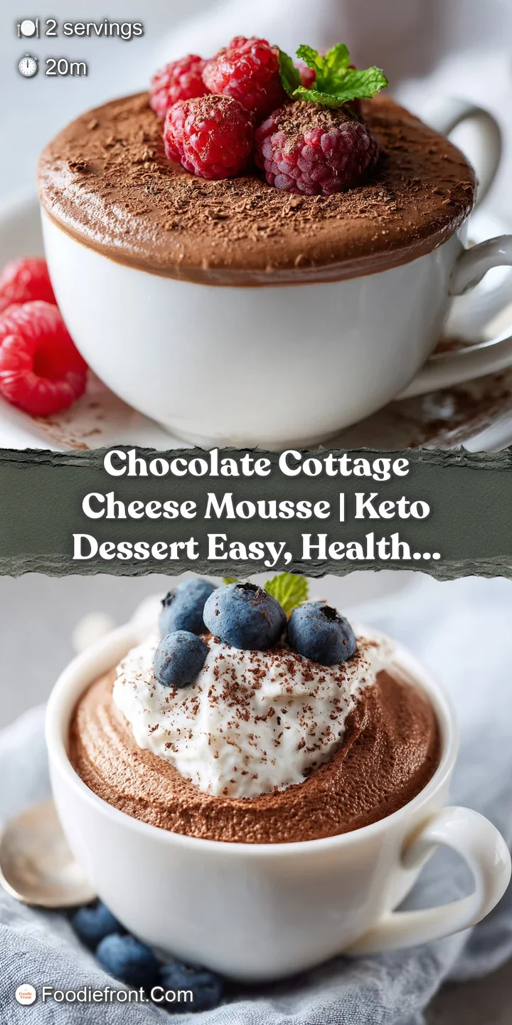 Close-up of velvety chocolate mousse showing its creamy, luscious texture, subtly reflecting light.