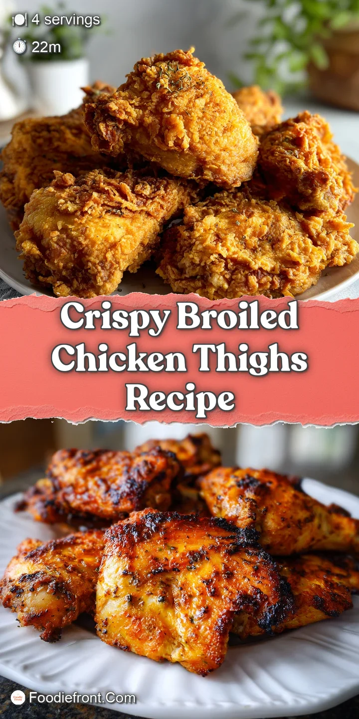 Close-up of juicy broiled chicken thigh, showing the crisp, blistered skin and tender meat. Mouthwatering, savory delight ...