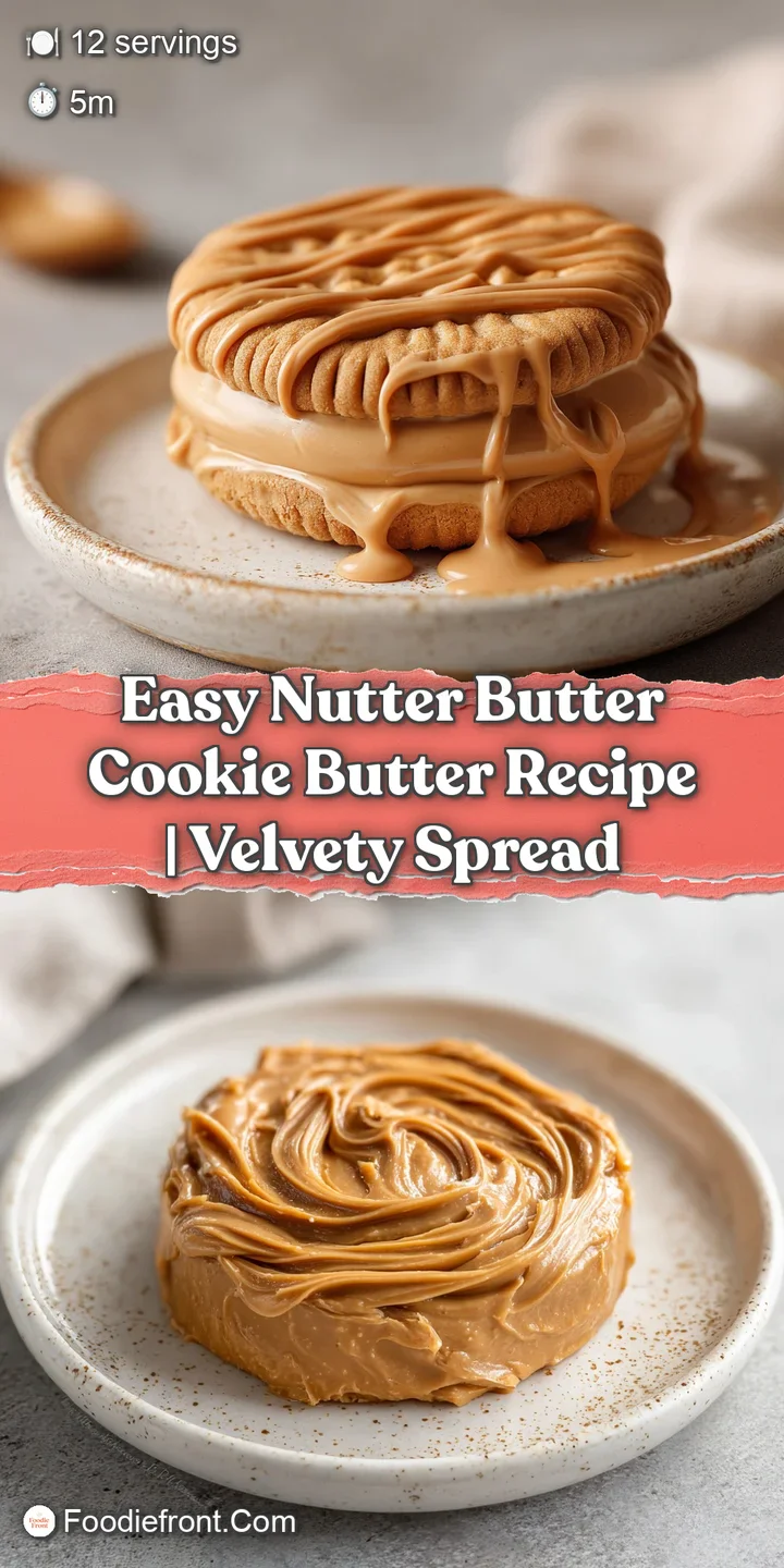 Close-up of smooth, rich cookie butter with crushed cookie pieces. A luscious, tempting, and sweet confection.