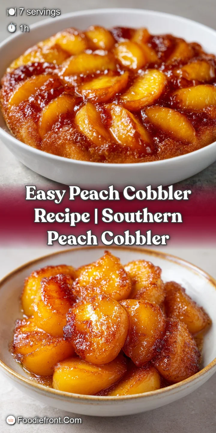 Macro shot of glistening, juicy orange peach slices bubbling beneath a golden-brown, crumbly pastry topping.