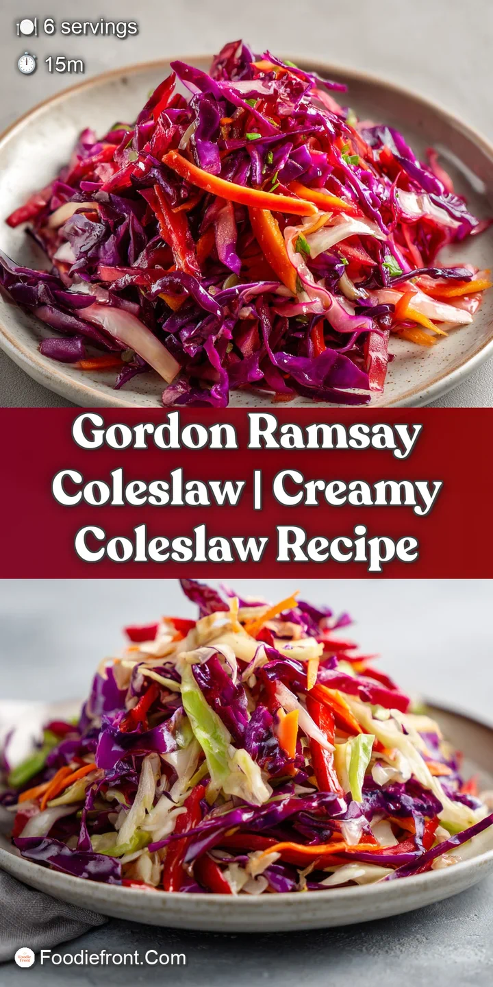 Close-up of shredded cabbage and carrots coated in a glossy, creamy dressing with tiny specks of black pepper.