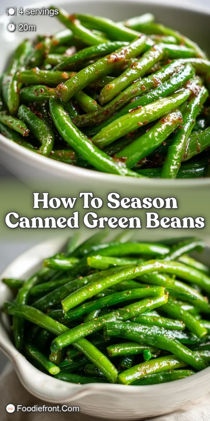 Close-up of plump, tender green beans glistening with olive oil and flecked with fragrant herbs, tempting and fresh.