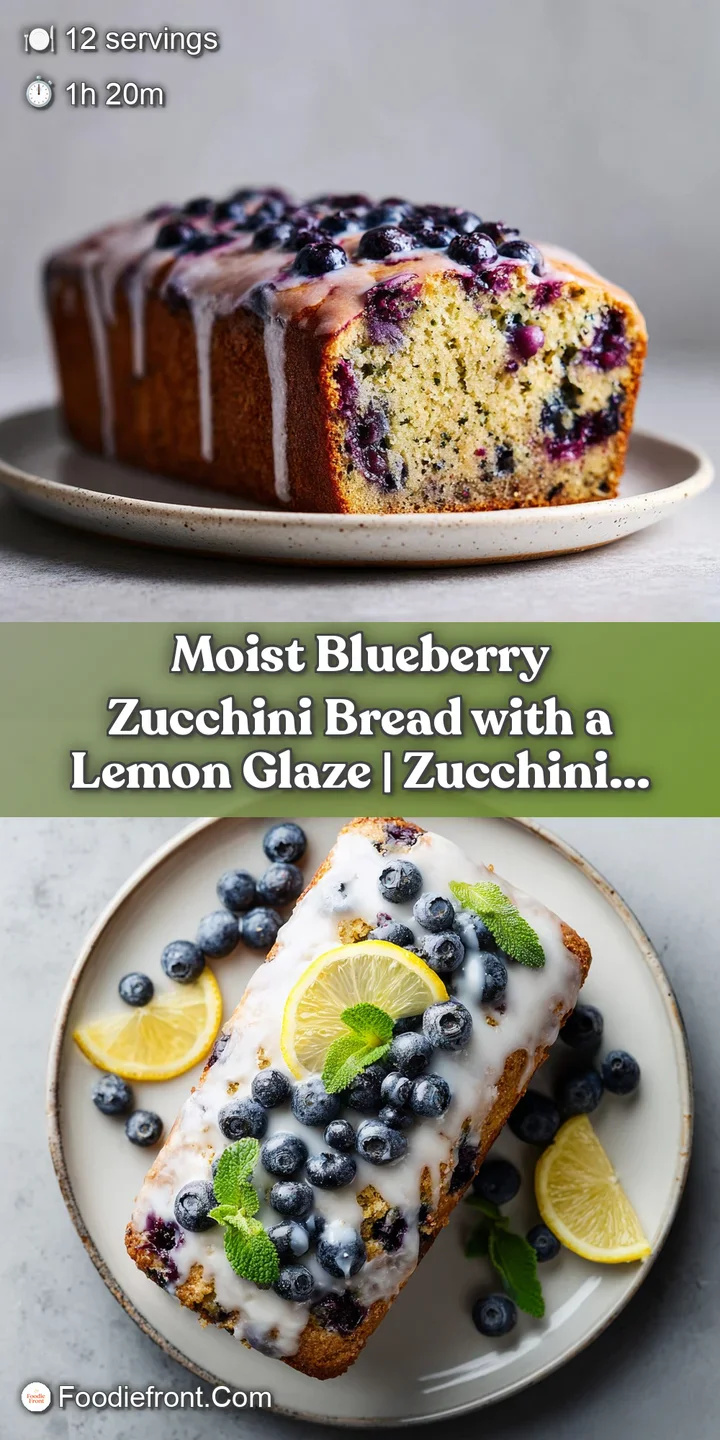 Close-up of a soft, crumbly bread interior bursting with bright blue blueberries and tender green zucchini.