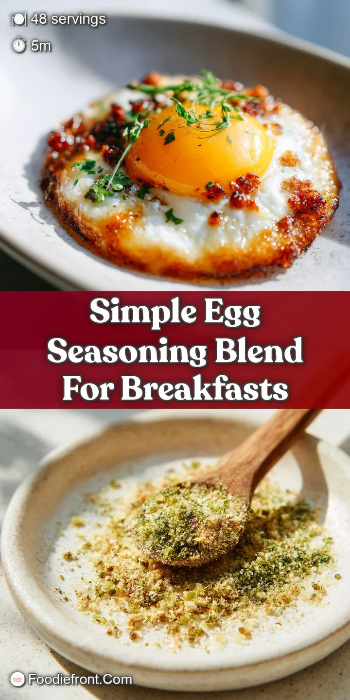 Close-up revealing the coarse texture and diverse colors of the seasoning blend, pepper flecks, ready to elevate eggs.