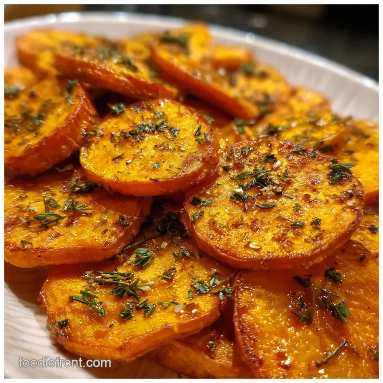 Sweet Potato Slices Baked: High-Heat Roast