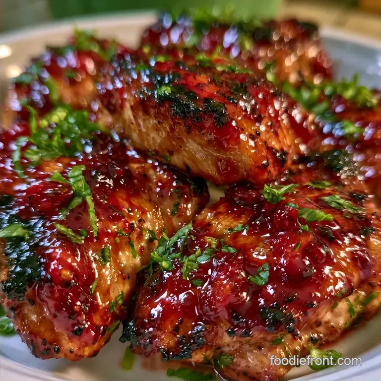 Balsamic Watermelon Glazed Chicken in 25 Minutes
