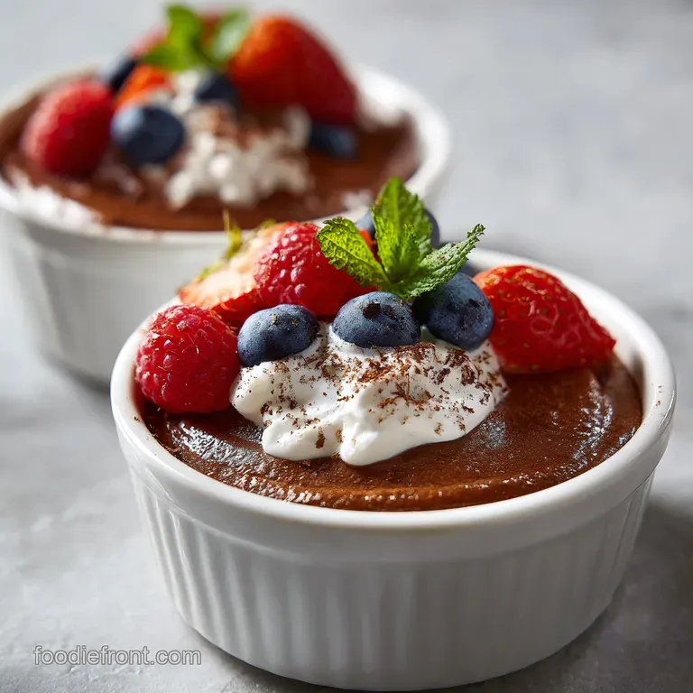 Chocolate Cottage Cheese Mousse: Silky and Rich