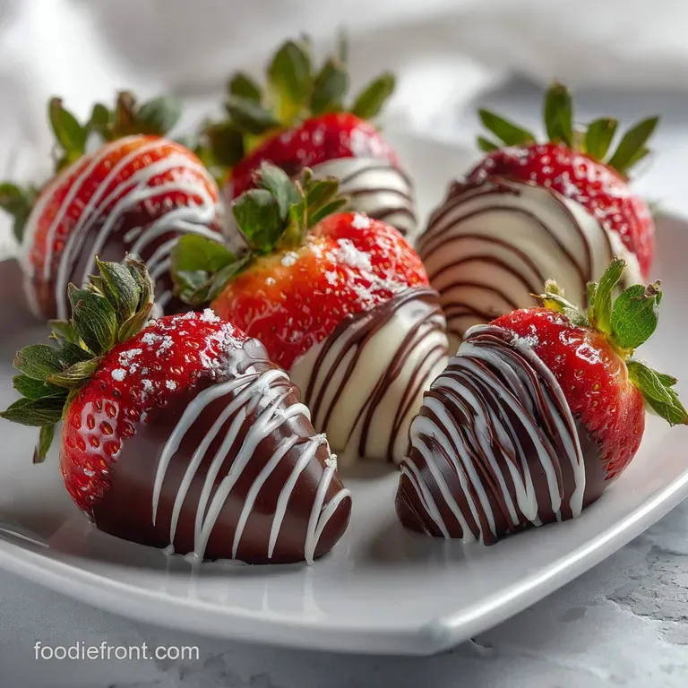 Chocolate Covered Strawberries: Glossy Finish