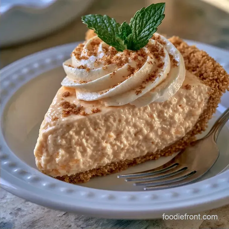 Homemade Cantaloupe Cream Pie