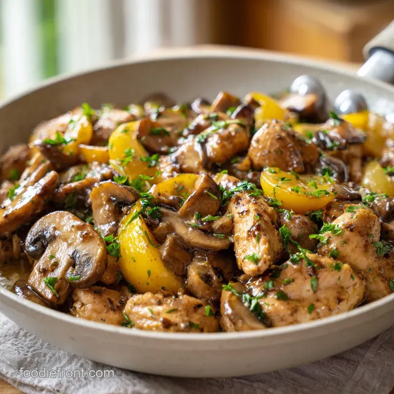 Creamy Mushroom Chicken: Silky and Savory