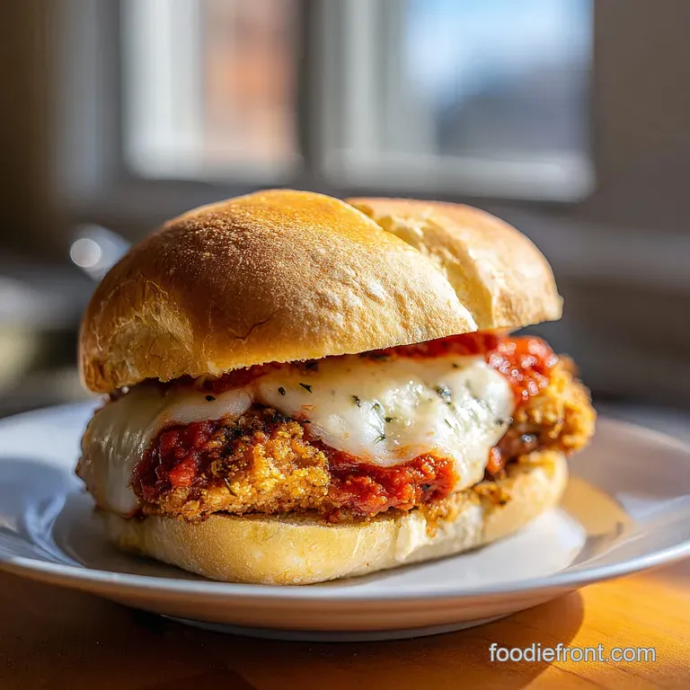 Chicken Parm Sandwich: Shatter Crisp Coating