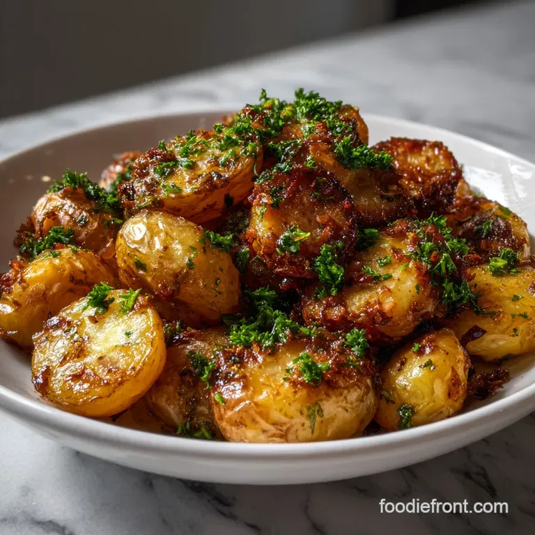 Best Crispy Roasted Garlic Potatoes